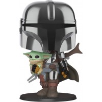 Фігурка Funko Star Wars Мандалорець з малюком, 25 см (49931)