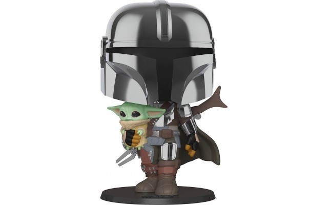Фігурка Funko Star Wars Мандалорець з малюком, 25 см (49931)