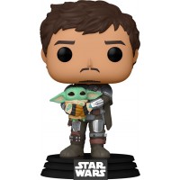 Фигурка Funko Pop Star Wars Мандалорец с Грогу, 9.6 см (54525)