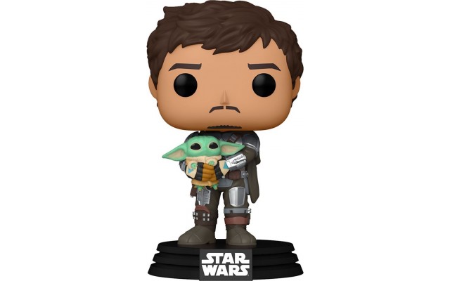 Фигурка Funko Pop Star Wars Мандалорец с Грогу, 9.6 см (54525)