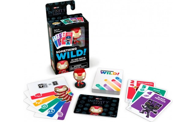 Настольная игра Funko Marvel Something Wild с фигуркой Железного человека (60495)