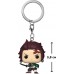 Фигурка Funko Pop Demon Slayer Тандзиро на клипсе, 3.8 см (61374) title=