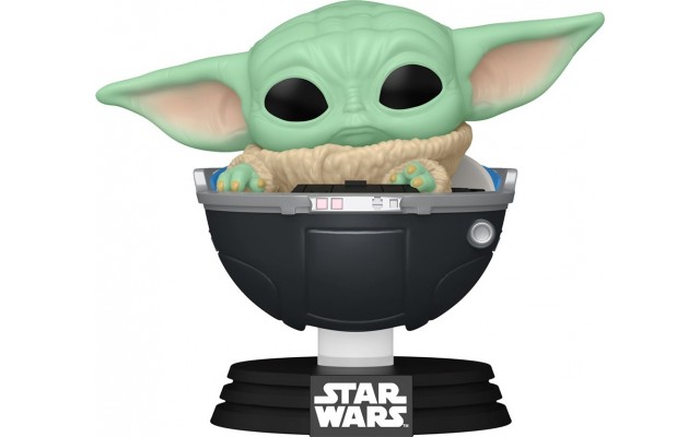 Фигурка Funko Pop Мандалорец Малыш Грогу в коляске, 9.6 см (76551)