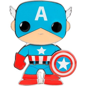 Пин Funko Pop Marvel Капитан Америка, 10 см (MVPP0008)