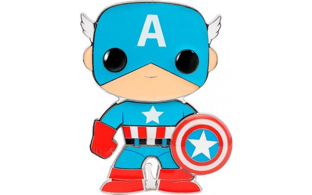 Пин Funko Pop Marvel Капитан Америка, 10 см (MVPP0008)