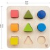 Сортер Hape Фигуры и размеры деревянный для раннего развития (E0426) title=