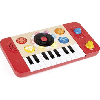 Музыкальная игрушка Hape Синтезатор Диджей с 18 клавишами и эффектами (E0621B)