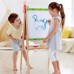 Деревянный мольберт Hape Двусторонний с рулоном бумаги и баночками (E1010) title=