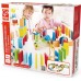 Динамический конструктор Hape Динамо 107 элементов, цветное домино (E1042) title=