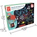 Набор для рисования Hape Трафареты с мелками для творчества (E1068) title=