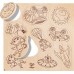 Набор для декорирования магнитов Hape Марс с 10 фанерными заготовками (E1078) title=