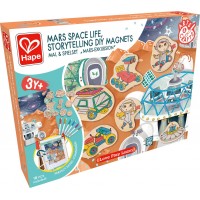 Набор для декорирования магнитов Hape Марс с 10 фанерными заготовками (E1078)