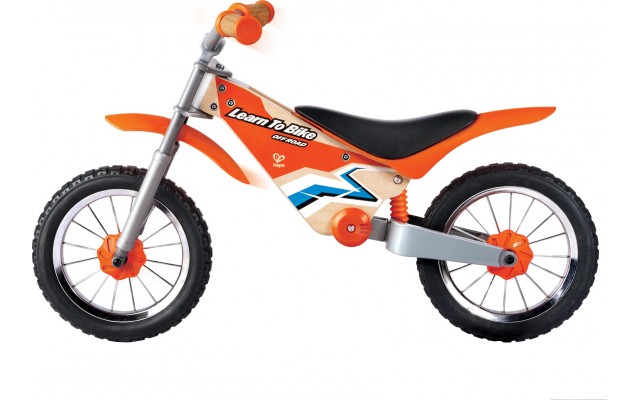 Беговел Hape Двухколесный оранжевый с амортизатором (E1092)