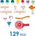 Конструктор-лабиринт Hape Marble Run Трюки и повороты 129 эл. (E1100) title=