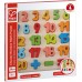 Деревянный пазл Hape Цифры для обучения счету (E1550) title=