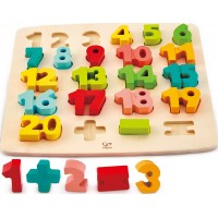 Деревянный пазл Hape Цифры для обучения счету (E1550)