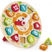 Деревянный пазл-сортер Hape Часы с насекомыми (E1622)