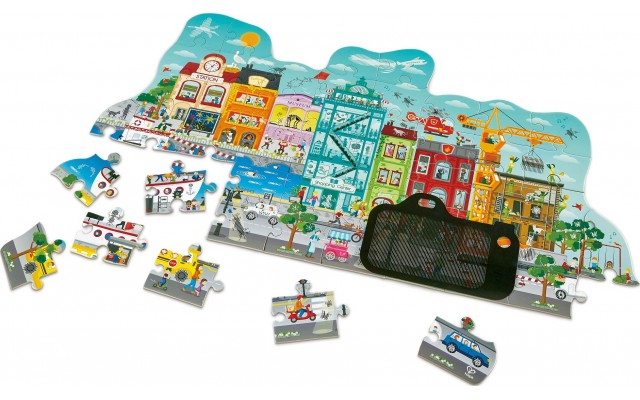 Пазл Hape Міський краєвид з анімацією 49 ел. (E1629)