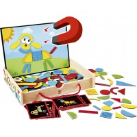 Игровой набор Hape Чемодан с магнитами и карточками (E1631)