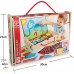 Игровой набор Hape Чемодан с магнитами и карточками (E1631) title=