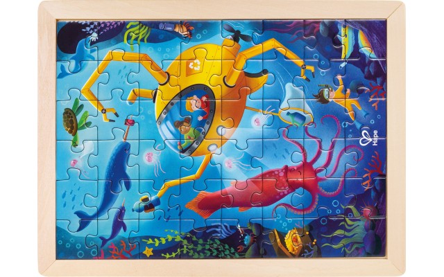 Пазл Hape Океан з розфарбуванням, 48 деталей (E1643)