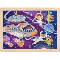 Пазл Hape Прибульці двосторонній з розфарбуванням 48 деталей (E1644)