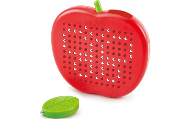 Магнитный планшет Hape Яблоко с шариками и стилусом (E1712)