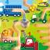 Магнитный лабиринт Hape Строительный транспорт с шариками (E1713) title=