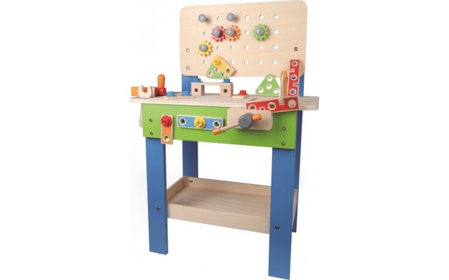 Детский станок Hape Junior Inventor Верстак с инструментами (E3000)