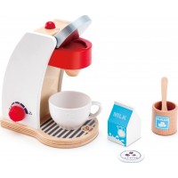 Іграшкова кавоварка Hape з аксесуарами для рольових ігор (E3146)