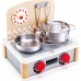 Игровая плита Hape с грилем и посудой 2-в-1 (E3151) title=