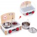 Игровая плита Hape с грилем и посудой 2-в-1 (E3151) title=