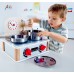 Игровая плита Hape с грилем и посудой 2-в-1 (E3151) title=