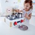 Игровая плита Hape с грилем и посудой 2-в-1 (E3151) title=