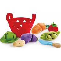 Игровой набор Hape Корзина с овощами для ролевых игр (E3167)