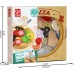 Ігровий набір Hape Піца з дерева з начинками (E3173) title=