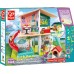 Кукольный дом Hape Двухэтажный с горкой и звуками (E3411) title=