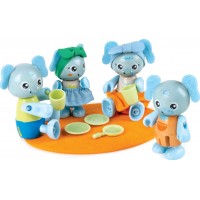 Игровой набор Hape Семья слоников из экологически чистых материалов (E3527)