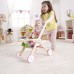 Іграшкова коляска Hape для ляльок з брязкальцем, рожева (E3603) title=