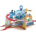 Ігрова залізниця Hape Місто з трьома рівнями та аксесуарами (E3768) title=