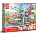 Ігрова залізниця Hape Місто з трьома рівнями та аксесуарами (E3768) title=