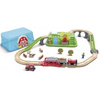 Залізниця Hape Ферма в контейнері 41 елемент (E3772)