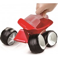 Игрушка для песка Hape Багги красный с прорезиненными колесами (E4086)