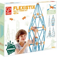 Контурний конструктор Hape Flexistix Башти з бамбука 132 деталі (E5566)
