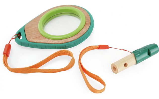 Игровой набор Hape Nature Fun Лупа и свисток для юного натуралиста (E5570)