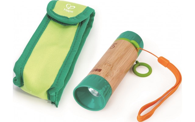 Механический фонарик Hape Nature Fun с чехлом для кемпинга (E5579)