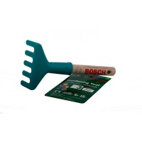 Игрушечный садовый набор Klein Bosch Грабли ручные короткие с деревянной ручкой (2788)