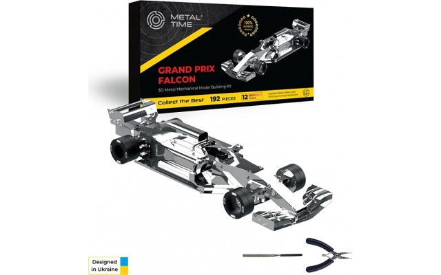 Модель 3D конструктор Metal Time F1 Grand Prix Falcon гоночний автомобіль (MT035)