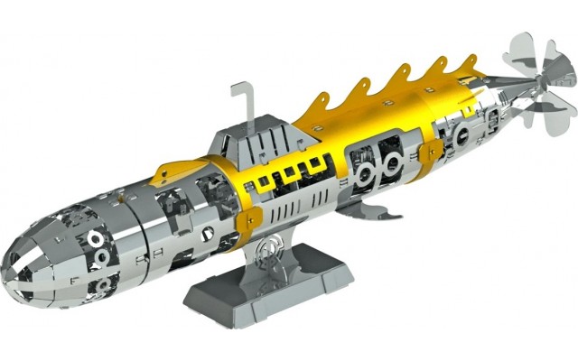 Модель 3D конструктор Metal Time Elusive Nautilus Подлодка механическая (MT045)