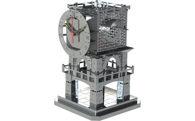 Модель 3D конструктор Metal Time Master of Time Башня-часы механическая (MT048)